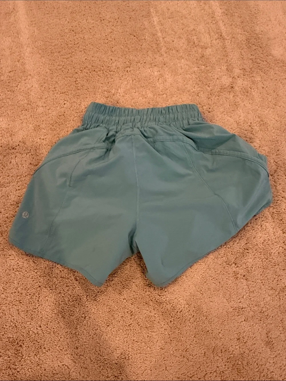lululemon athletica Track That 5” Tidal Teal Athletic Running Shorts